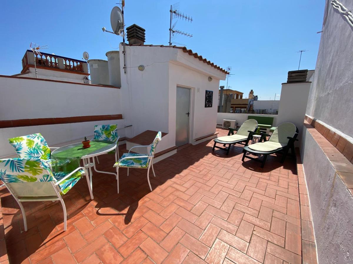 Amazing 2 Bedroom Apartment With Big Sun Terrace Sitges Centre Beach ภายนอก รูปภาพ