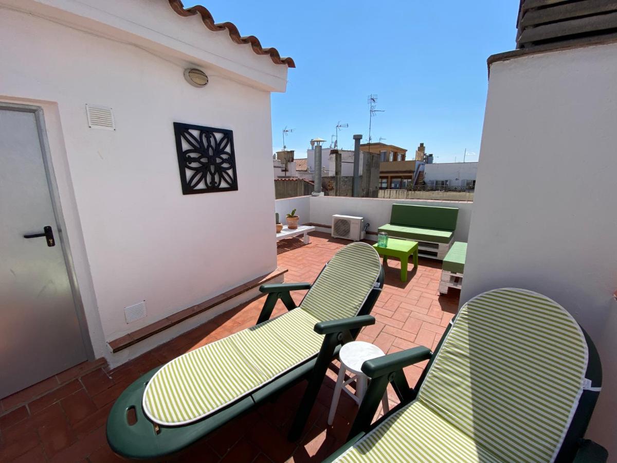 Amazing 2 Bedroom Apartment With Big Sun Terrace Sitges Centre Beach ภายนอก รูปภาพ