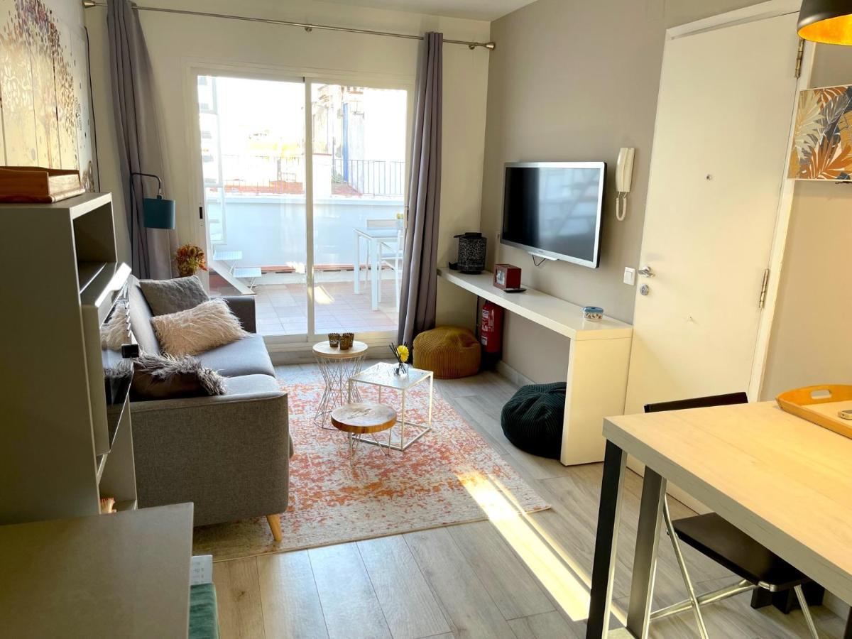 Amazing 2 Bedroom Apartment With Big Sun Terrace Sitges Centre Beach ภายนอก รูปภาพ